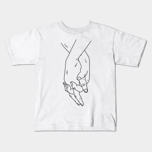 Holding Hands Stroke Kids T-Shirt